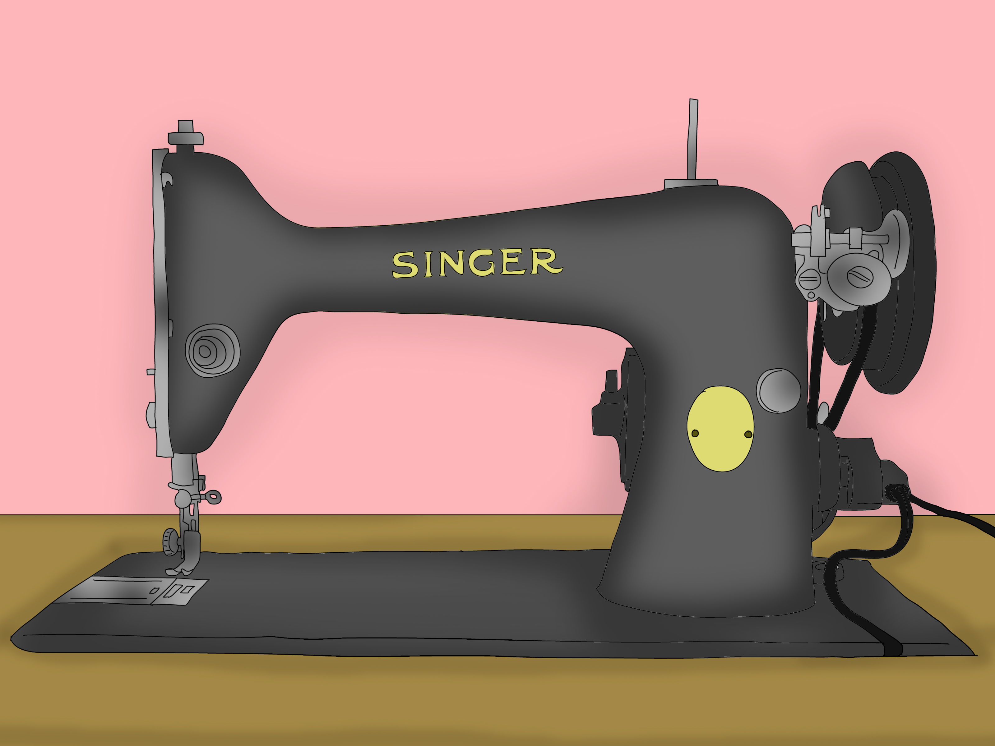 Singer treadle sewing machine oiling